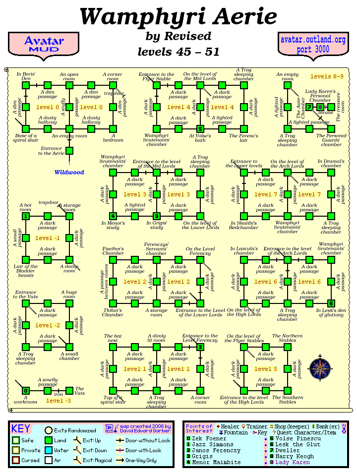 Avatar MUD Area Map - Wamphyri Aerie.GIF